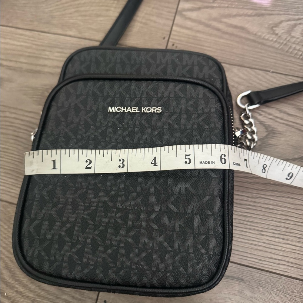 Michael Kors Gray and Black Crossbody Bag - Picture 7 of 11